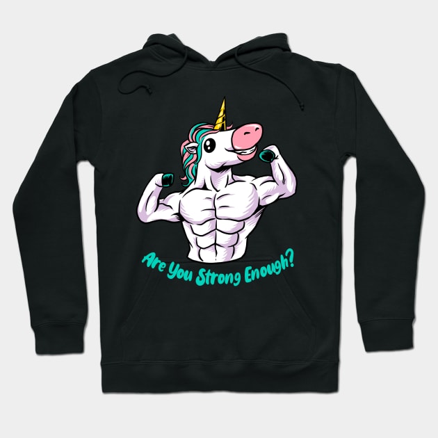 badass unicorn Hoodie by spoilerinc